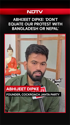Abhijeet Dipke: 'Don't Equate Our Protest With Bangladesh or Nepal'