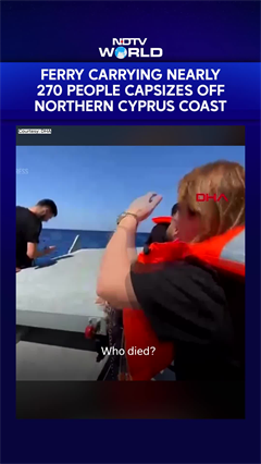 Ferry Carrying Nearly 270 People Capsizes Off Northern Cyprus Coast