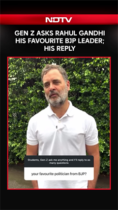 Gen Z Asks Rahul Gandhi His Favourite BJP Leader; His Reply