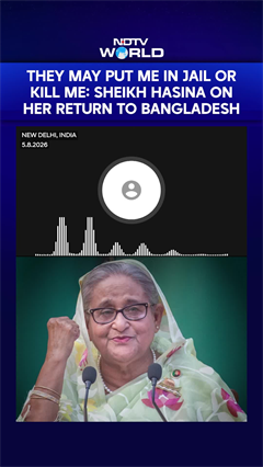 "Whatever Fate Awaits Me, I'll Return": Hasina Gets Emotional