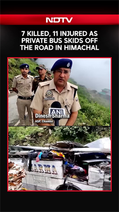 7 Killed, 11 Injured As Private Bus Skids Off The Road In Himachal Pradesh