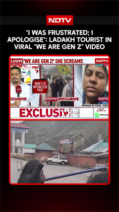 Ladakh Viral | "I Was Frustrated; I Apologise": Ladakh Tourist In Viral "We Are Gen Z" Video