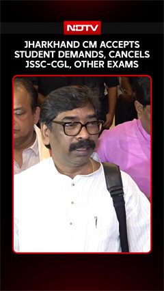 Jharkhand CM Hemant Soren Cancels JSSC-CGL Exam After Student Protests