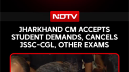 Jharkhand CM Hemant Soren Cancels JSSC-CGL Exam After Student Protests