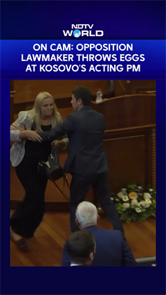 Kosovo Parliament Showdown; Eggs Thrown At Acting PM Albin Kurti By Opposition Lawmaker