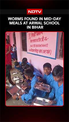 Bihar Mid-Day Meal Row: Worms Found In Mid-Day Meal Served To Students At Arwal School