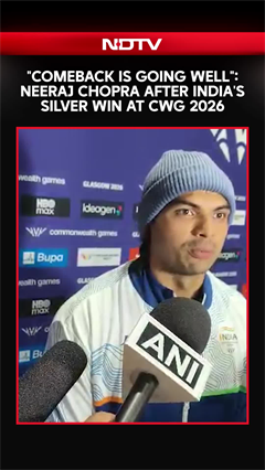 "Comeback Is Going Well": Neeraj Chopra After India's Silver Win At CWG 2026