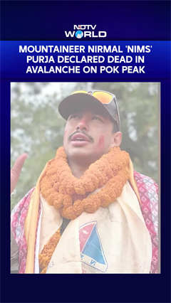 Mountaineer Nirmal 'Nims' Purja Declared Dead In Avalanche On PoK Peak