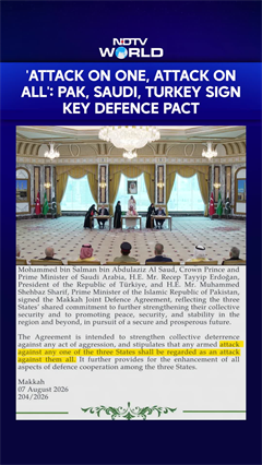 'Attack On One, Attack On All':  Saudi, Pak, Turkey Sign Key Defence Pact