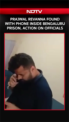 Watch | Rape-Convict Ex-MP Prajwal Revanna Found With Phone Inside Bengaluru Prison, Action On Officials