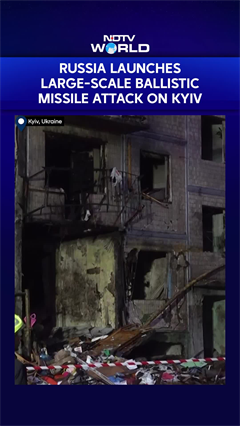 Russia Launches Massive Ballistic Missile Strike On Kyiv