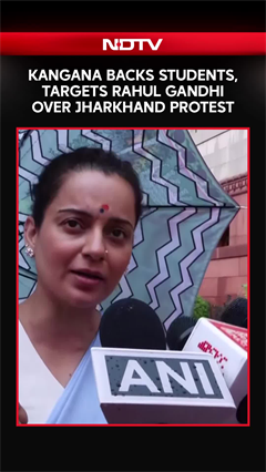 Video: Kangana Ranaut Defends Students, Slams Congress Over Jharkhand Protest