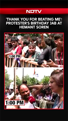 Jharkhand Protester Shows Blood-Stained Cap, Says 'Hemant Soren Gave Me A Beating For His Birthday'