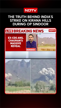 India's Drone Hit Kirana Hills After Fuel Ran Low, Reveals Gen Anil Chauhan | Op Sindoor