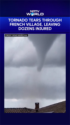 Tornado Tears Through French Village, Dozens Injured As Homes And Cars Damaged