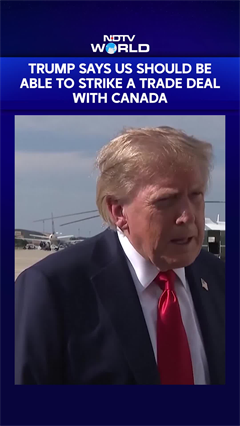 US President Trump Expects America To Strike Trade Deal With Canada