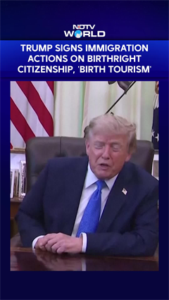 Trump Signs New Executive Order To Ban Birthright Citizenship, 'Birth Tourism'