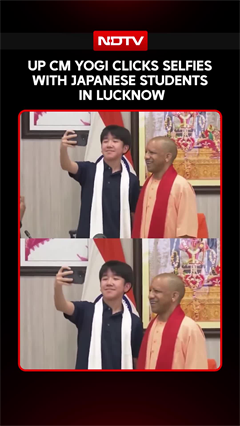 Yogi Adityanath Meets Japanese Students In Lucknow, Selfies & Cultural Exchange Win Hearts