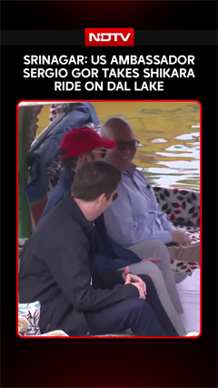 US Ambassador Sergio Gor Takes Shikara Ride on Dal Lake