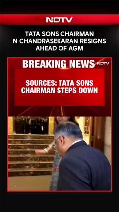 Video: Tata Sons Chairman N Chandrasekaran Steps Down Ahead Of AGM