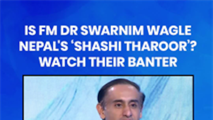 Is Nepal's FM Dr Swarnim Wagle Nepal's 'Shashi Tharoor'? Watch Their Candid Banter
