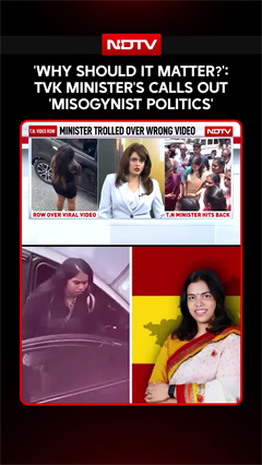 TVK Minister Keerthana Calls Out Misogyny After 'Short Dress' Video Sparks Row