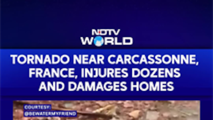 Tornado Hits Near Carcassonne in France, Injures Dozens and Damages Homes