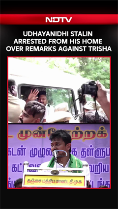 Udhayanidhi Stalin Arrested Over Controversial Remarks On Trisha