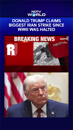 Iran War News | Donald Trump Claims Biggest Iran Strike Since WWII Was Halted