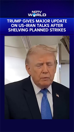 Trump Announces US-Iran Talks From Monday After Shelving Planned Strike | Big Diplomatic Shift