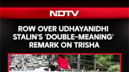 Vijay's TVK Slams Udhayanidhi Stalin Over 'Trisha' Reference