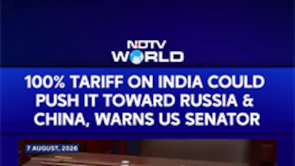 US Senator Rand Paul Warns That 100% Tariff on India Could Push It Toward Russia & China