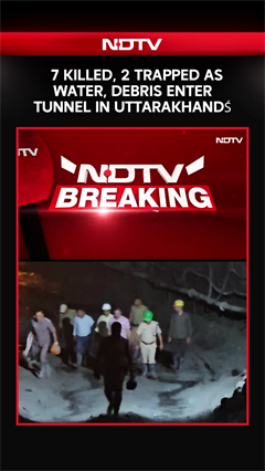 Uttarakhand News | 7 Killed, 2 Trapped As Water, Debris Enter Tunnel In Uttarakhand's Chamoli