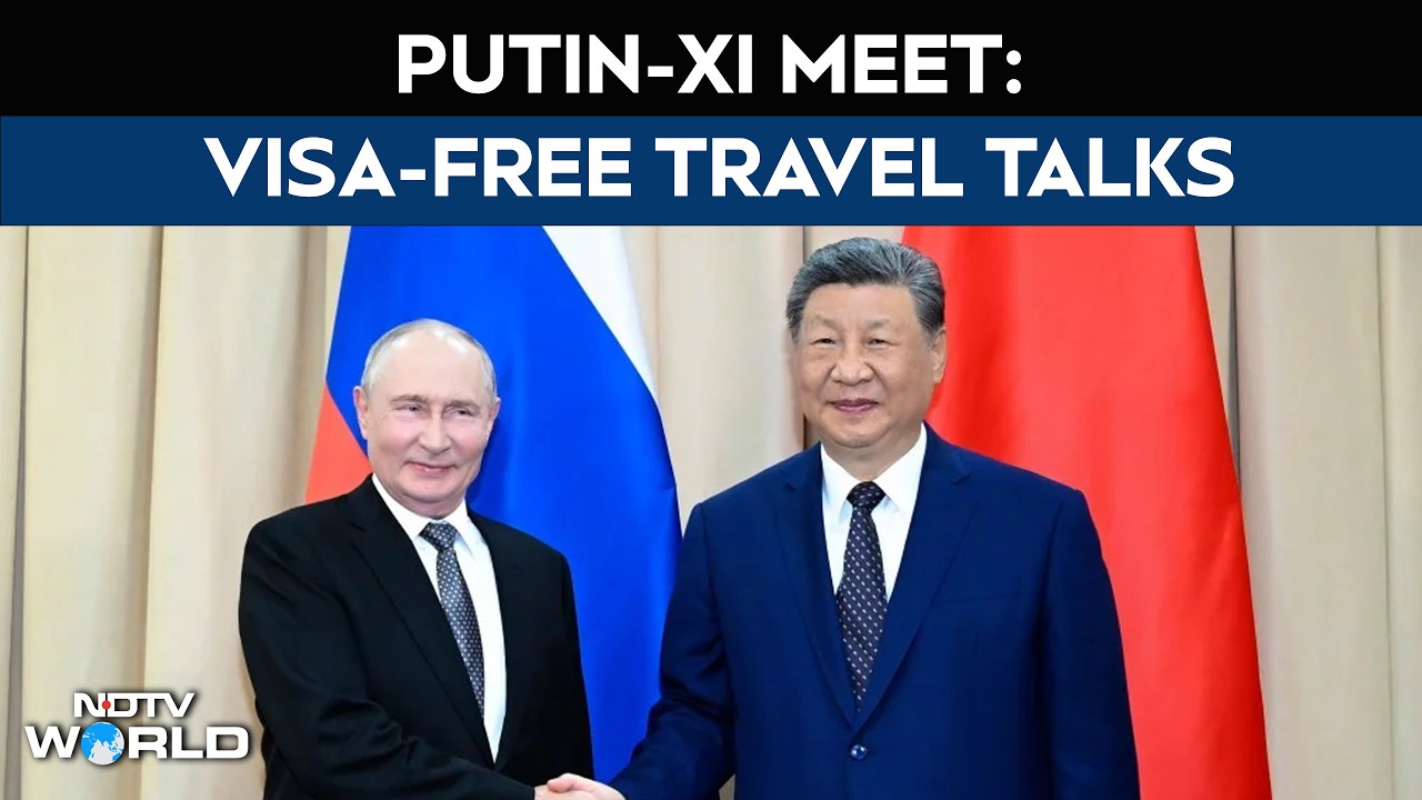 Putin Meets Xi At SCO Summit, Discusses Permanent Visa-Free Travel