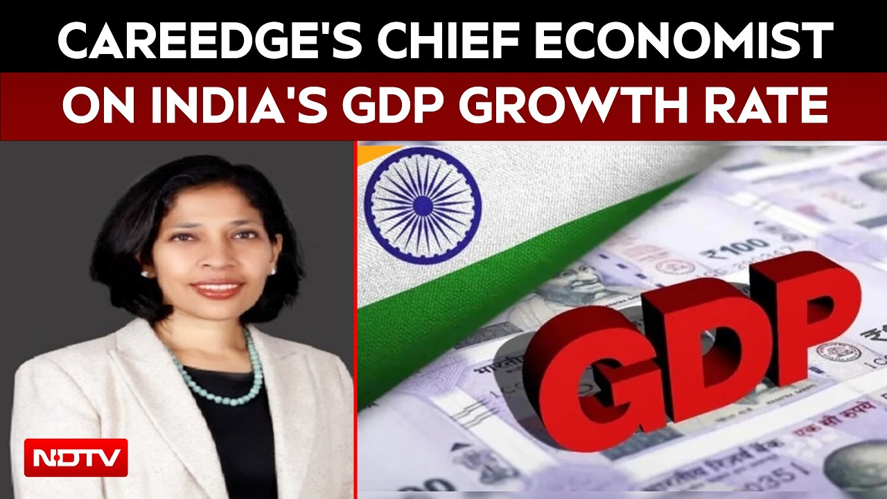 India GDP News | “Can Go As High As Around 7.3%...": CareEdge’s Chief Economist On India's GDP