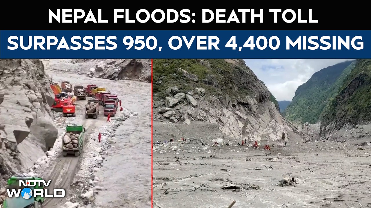 Nepal Floods: Death Toll Surpasses 950, Over 4,400 Missing