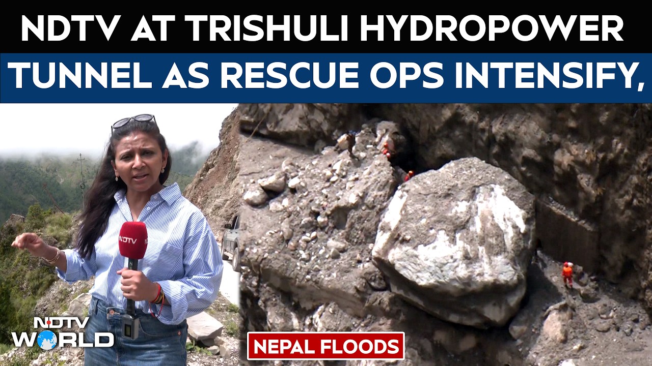 Nepal Floods: NDTV At Trishuli Hydropower Tunnel As Rescue Ops Intensify