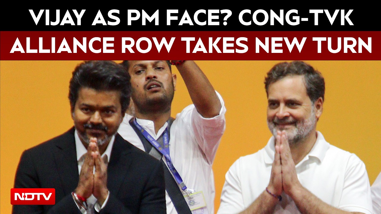 Vijay Vs Rahul Gandhi | Congress-TVK Rift Rumours? Congress MP Meets Vijay Amid PM Face Row