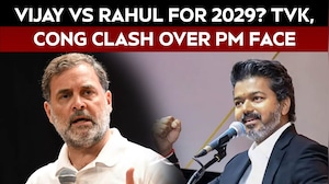 Vijay Vs Rahul Gandhi For 2029? TVK, Congress Clash Over PM Face