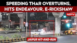 Jaipur News | Thar Collides With Congress Leader's SUV In Jaipur, Then Rams E-Rickshaw