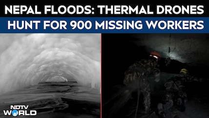 Nepal Floods: Thermal Drones Hunt For 900 Missing Workers