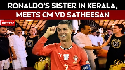 Keralam CM VD Satheesan Meets Cristiano Ronaldo's Sister, Shares Malayalis' Love For Football Star