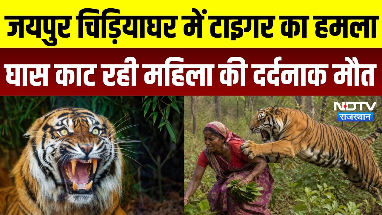 Jaipur Tiger Attack: चिड़ियाघर में टाइगर का हमला, महिला की मौत | Nahargarh Biological Park Tragedy