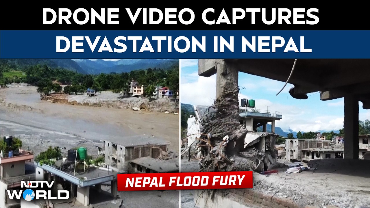 Nepal Flood Horror: Aerial Footage Shows Devastation Along The Trishuli River In Nepal