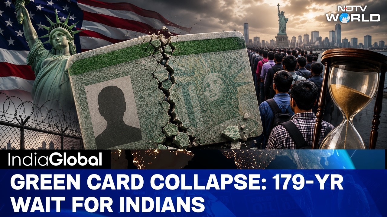 US Green Card System Collapses: 1 Million Indian Workers Face Insane 179-Year Wait Time!