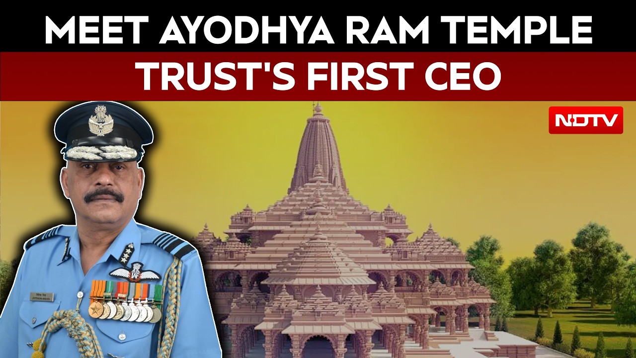 Ram Temple News | Who Is Jitendra Mishra? From Air Marshal To Ram Temple Trust's First CEO
