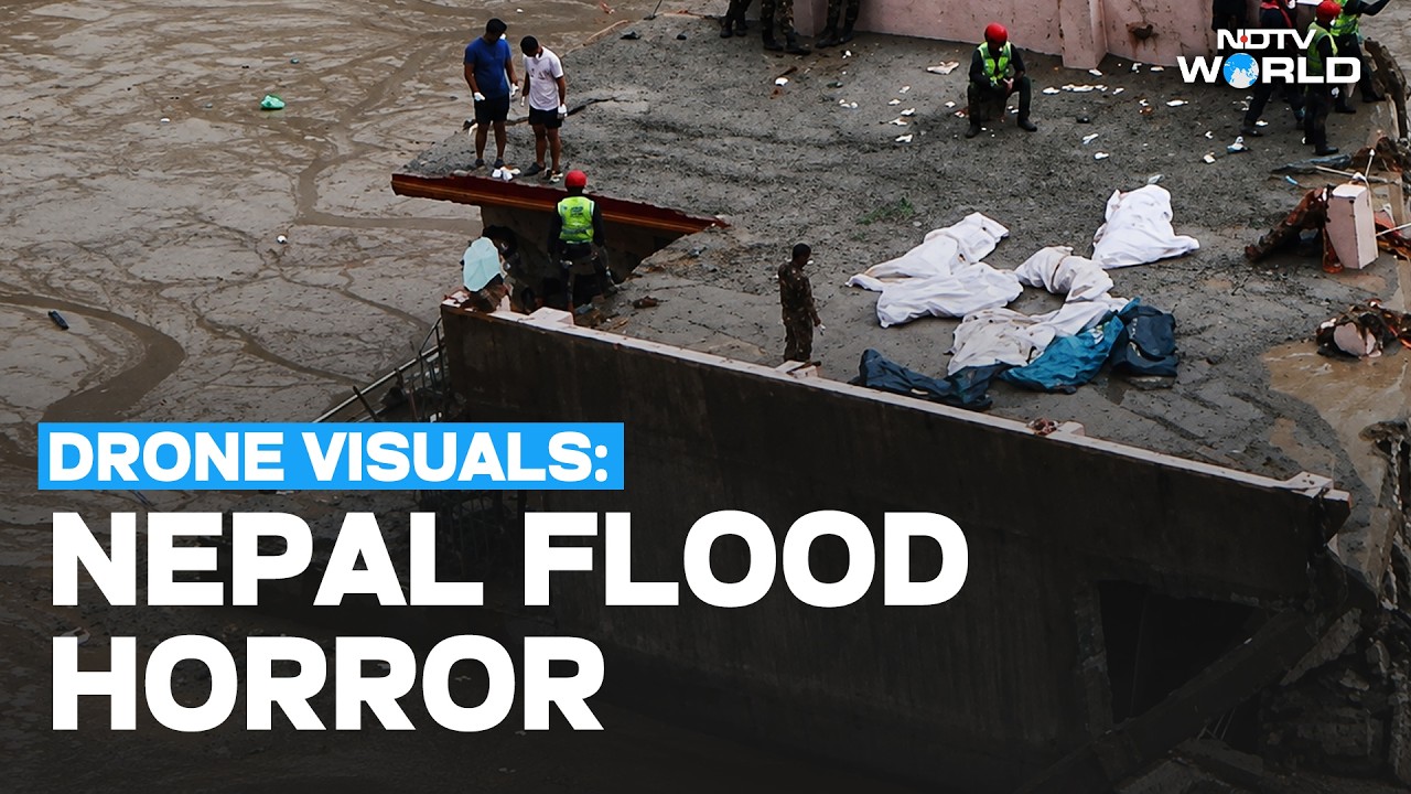 Nepal Flood Horror: Aerial Footage Shows Scary Numbers Of Dead Bodies Being Carried For Burial
