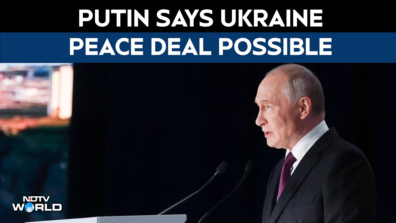 Russia Ukraine War | Putin Says Ukraine Peace Deal Possible, Thanks US & China For Settlement Push