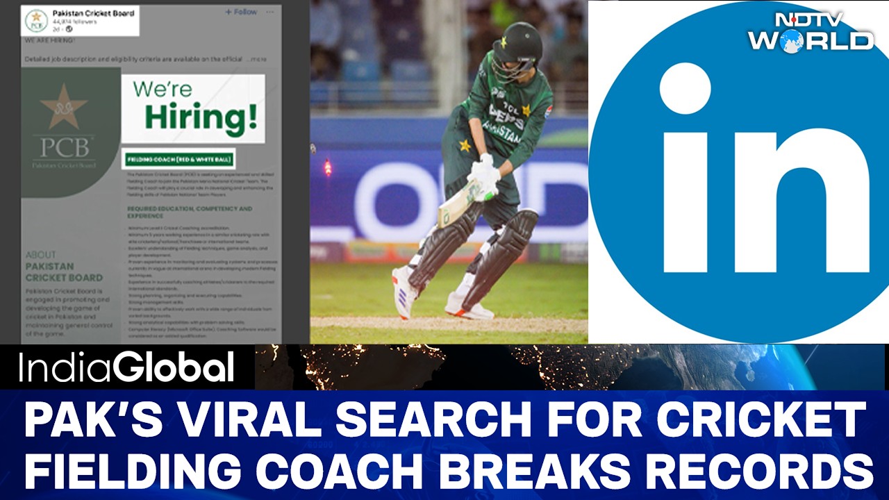 LinkedIn's Most Trolled Job Ever! Pakistan's Viral Search for Cricket Fielding Coach Breaks Records