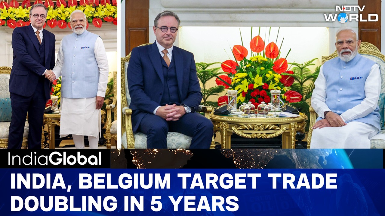 India, Belgium target trade doubling in 5 years